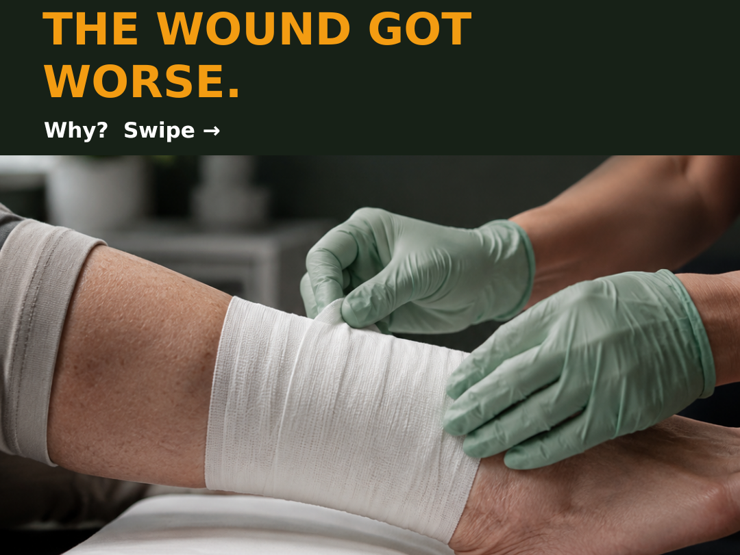 The Dressing Was Changed Correctly—So Why Is the Wound Getting Worse?