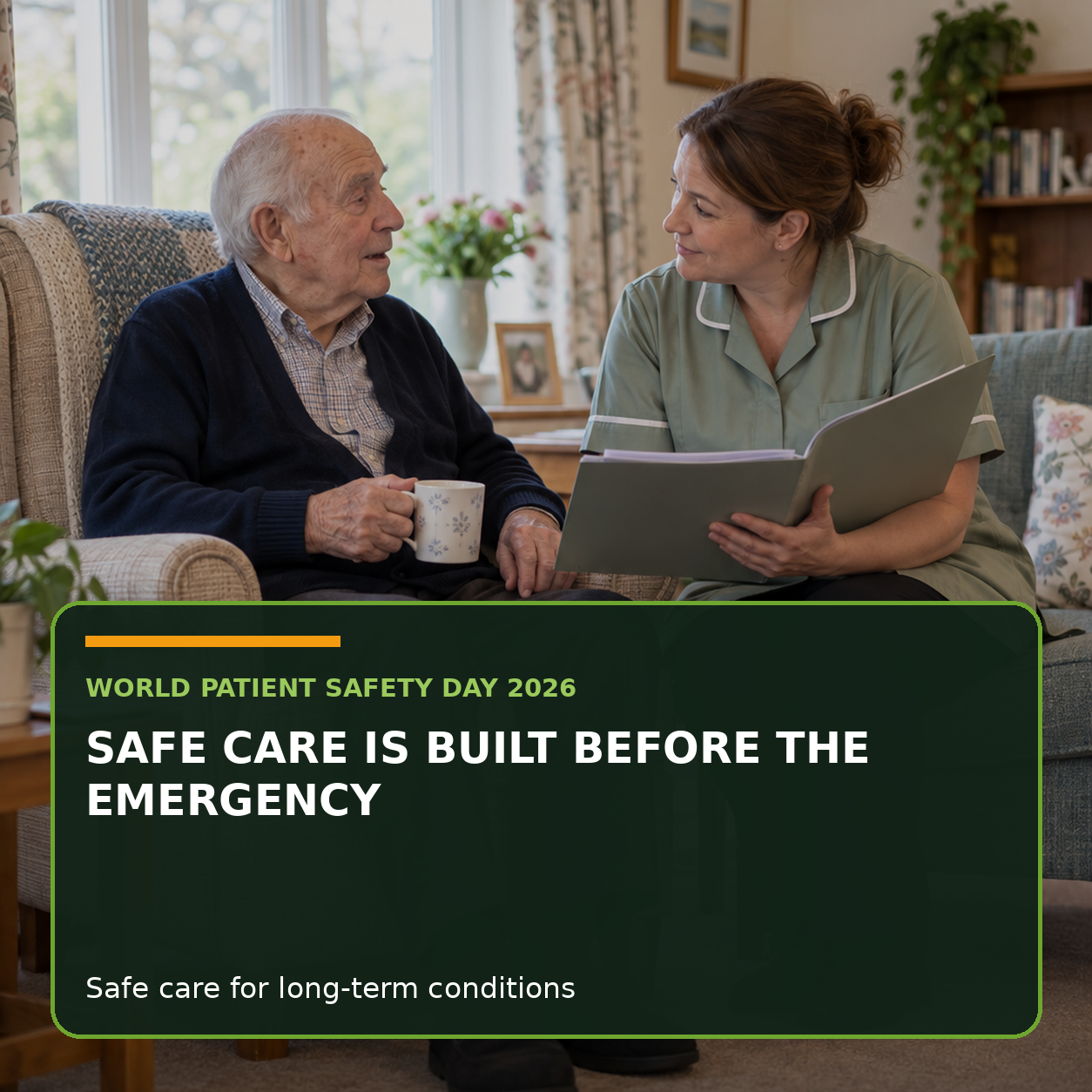 Safe care for long-term conditions: prepared before the emergency