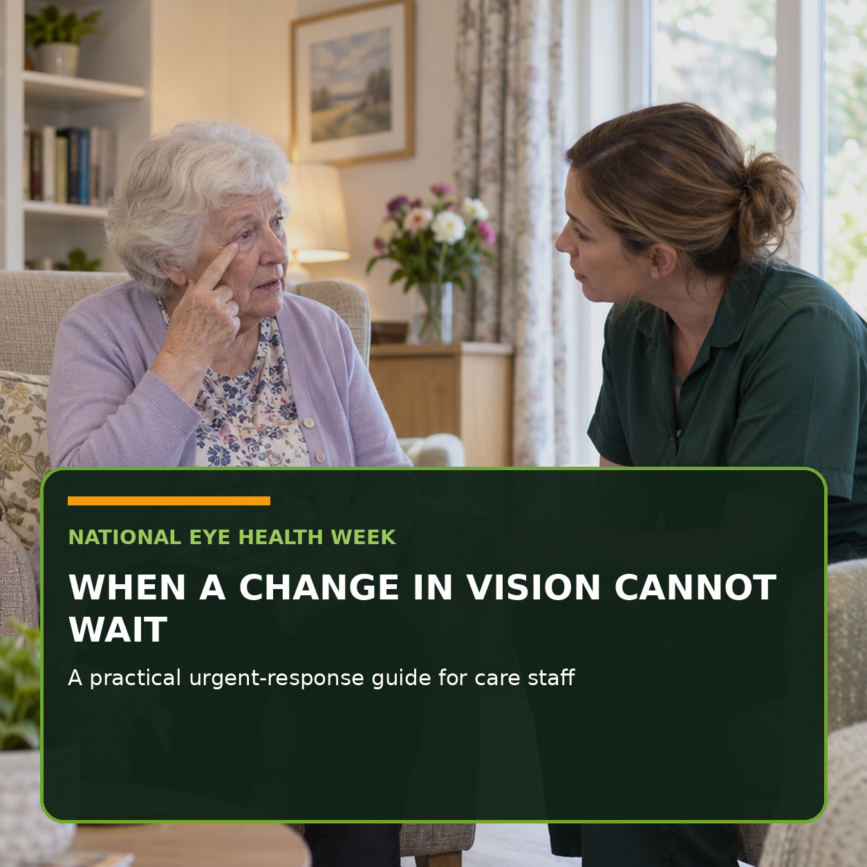 When a change in vision cannot wait