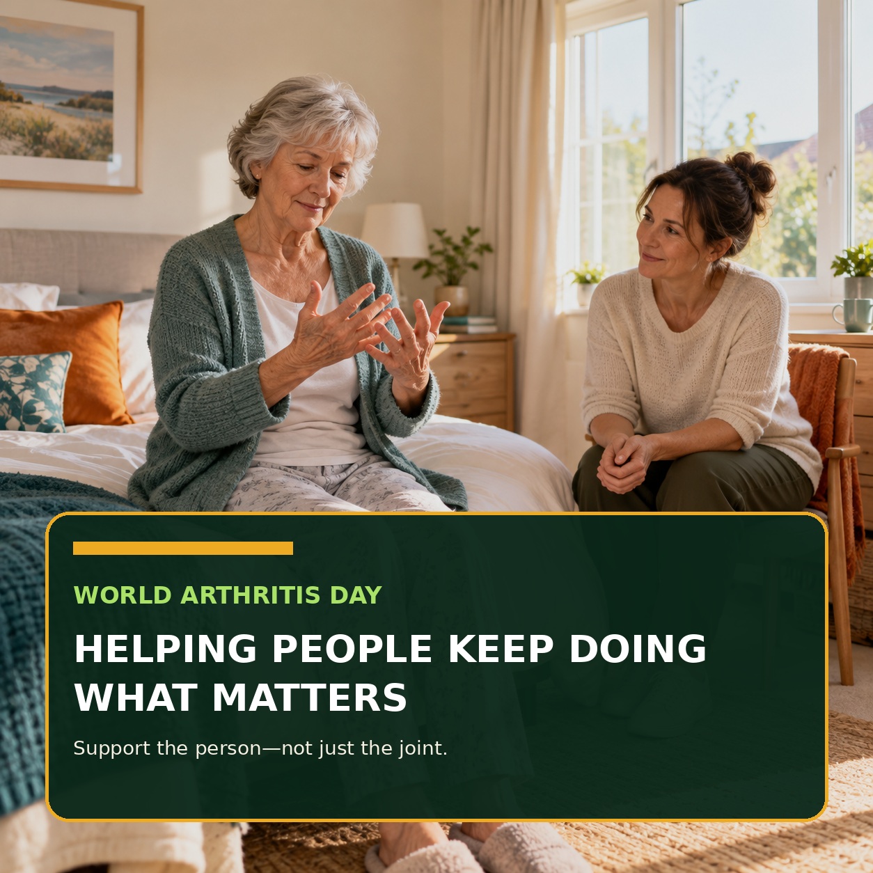World Arthritis Day: Helping People Keep Doing What Matters